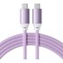 Câble de charge USB-C vers USB-C 100 W 2 mètres - Violet - Satechi