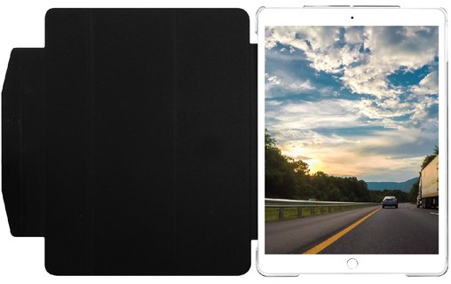 Étui de protection et support pour iPad 10,2" 2019 à 2021 - Macally BSTAND7V2-B