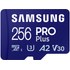 Carte microSDXC Samsung PRO Plus 256 Go avec adaptateur USB, UHS-I, V30