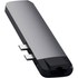 Hub USB C dual pour MacBook HDMI 2 USB USB C Ethernet Micro-SD Satechi Gris