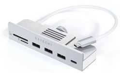 Hub iMac 24' USB C vers USB C, 3 USB, carte SD / Micro-SD Satechi Argent