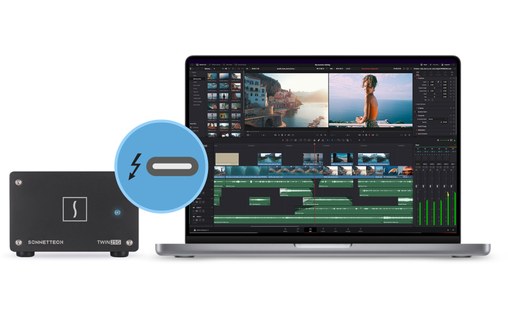 Adaptateur Thunderbolt 3 vers 2 x SFP28 25 Gigabit Ethernet - Sonnet Twin25G