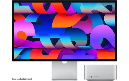 Apple Mac Studio M2 Ultra 2023 CPU 24 coeurs GPU 60 coeurs SSD 1 To 64 Go RAM