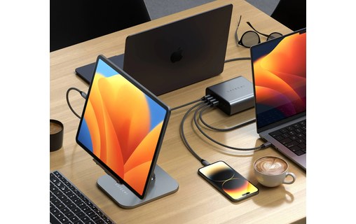 Chargeur USB-C 200 W GaN 6 ports pour MacBook Pro, iPad et iPhone - Satechi