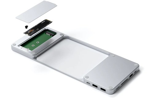 Station d'accueil pour iMac 24" avec emplacement pour SSD M.2 NVMe/SATA Satechi