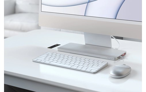 Station d'accueil pour iMac 24" avec emplacement pour SSD M.2 NVMe/SATA Satechi