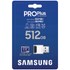 Carte microSDXC Samsung PRO Plus 512 Go avec adaptateur USB, UHS-I, V30
