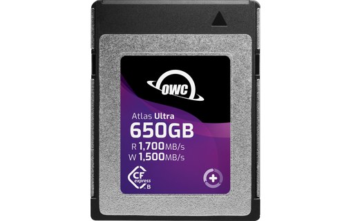Carte CFexpress 2.0 Type B OWC Atlas Ultra 650 Go