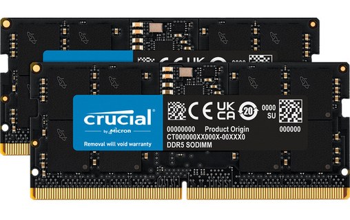 Crucial CT2K16G56C46S5 module de mémoire 32 Go 2 x 16 Go DDR5 5600 MHz ECC