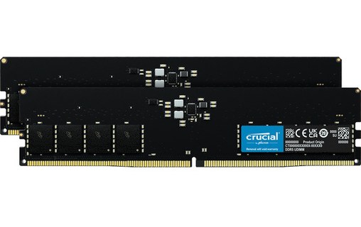 Crucial CT2K16G56C46U5 module de mémoire 32 Go 2 x 16 Go DDR5 5600 MHz ECC
