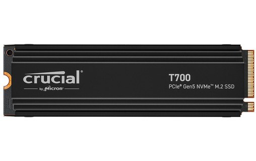 Crucial T700 M.2 4 To PCI Express 5.0 NVMe (avec dissipateur thermique) -  Disque SSD - CRUCIAL