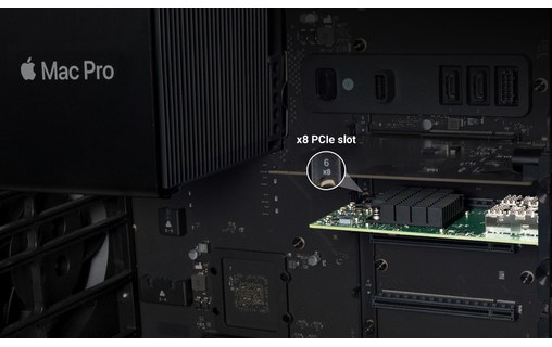 Carte réseau PCIe 2 x SFP28 25 Gigabit Ethernet pour Mac Pro/PC - Sonnet Twin25G