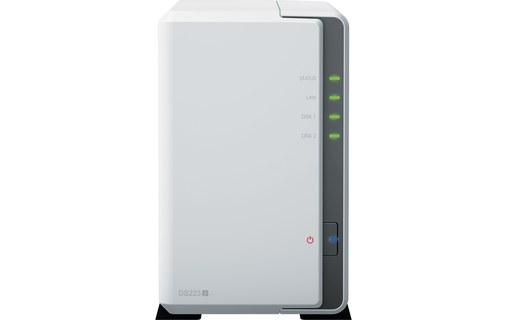 DS223j 16To Synology - Serveur NAS avec disques durs 2x8To