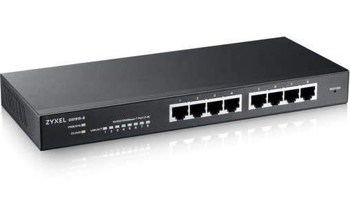Zyxel GS1915-8 Géré L2 Gigabit Ethernet (10/100/1000) Noir