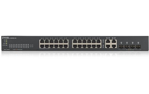 Zyxel GS1920-24V2 Géré Gigabit Ethernet (10/100/1000) Noir