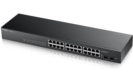 Zyxel GS-1900-24 v2 Géré L2 Gigabit Ethernet (10/100/1000) 1U Noir