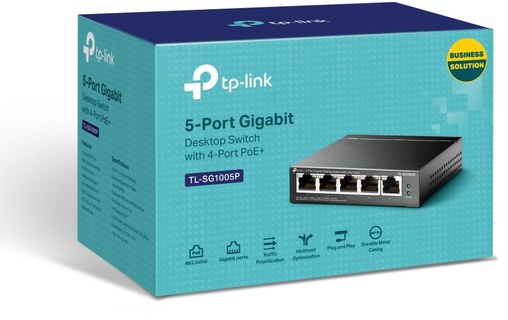 Switch Ethernet TP LINK TL-SG1005P 5 ports - PoE