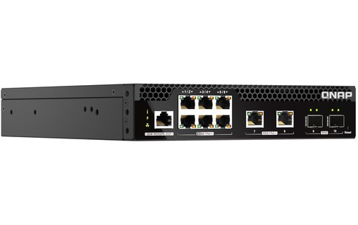 Switch Ethernet Qnap QSW-M2106PR-2S2T 2 ports - 10 GbE, Manageable, PoE, L2