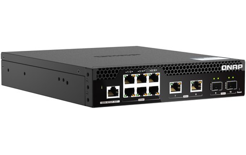 Switch Ethernet Qnap QSW-M2106R-2S2T 2 ports - 10 GbE, Manageable, L2