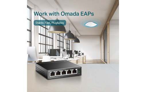 Switch Ethernet TP LINK TL-SG1005P 5 ports - PoE