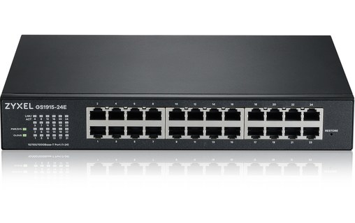 Zyxel GS1915-24E Géré L2 Gigabit Ethernet (10/100/1000) 1U Noir