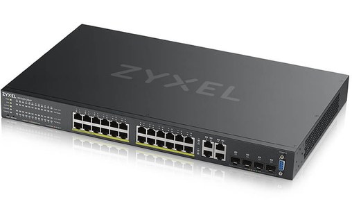 Switch Ethernet ZYXEL GS2220-28HP-EU0101F 24 ports - Manageable, PoE, L2