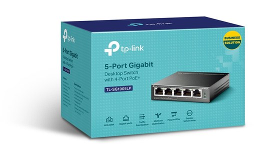 Switch Ethernet TP LINK TL-SG1005LP 5 ports - PoE