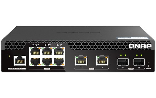 Switch Ethernet Qnap QSW-M2106R-2S2T 2 ports - 10 GbE, Manageable, L2