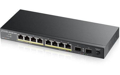 Switch Ethernet ZYXEL GS1100-10HP v2 8 ports - PoE