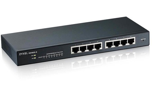 Switch Ethernet ZYXEL GS1900-8 8 ports - Manageable, L2