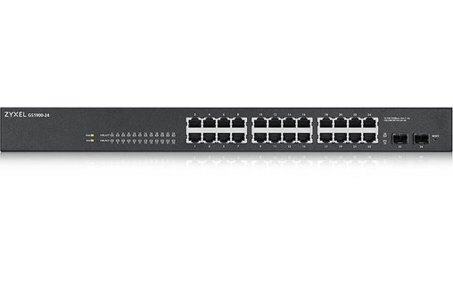 Zyxel GS-1900-24 v2 Géré L2 Gigabit Ethernet (10/100/1000) 1U Noir