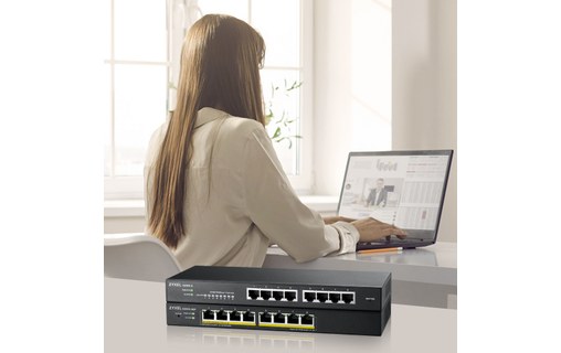 Zyxel GS1915-8 Géré L2 Gigabit Ethernet (10/100/1000) Noir