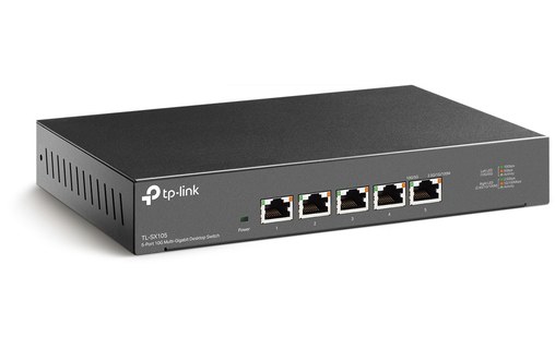 TP-Link TL-SX105 commutateur réseau Non-géré 10G Ethernet (100/1000/10000) Noir