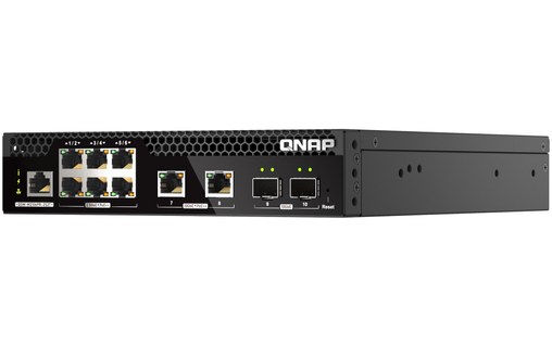 Switch Ethernet Qnap QSW-M2106PR-2S2T 2 ports - 10 GbE, Manageable, PoE, L2