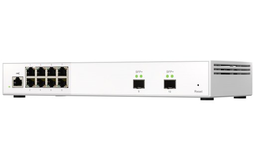 Switch Ethernet Qnap QSW-M2108-2S 8 ports - 2,5 GbE, Manageable, L2