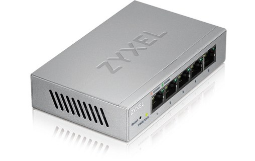 Zyxel GS1200-5 Géré Gigabit Ethernet (10/100/1000) Argent