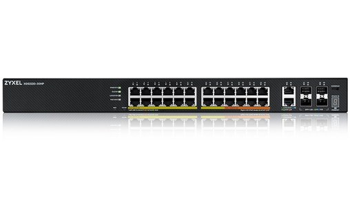 Switch Ethernet ZYXEL XGS2220-30HP 24 ports - 10 GbE, Manageable, PoE, L3