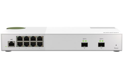 Switch Ethernet Qnap QSW-M2108-2S 8 ports - 2,5 GbE, Manageable, L2