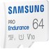 Carte microSDXC Samsung PRO Endurance 64 Go, UHS-I, V10