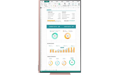 Écran 32" Samsung Smart Monitor M8 S32CM80PUU - 4K HDMI