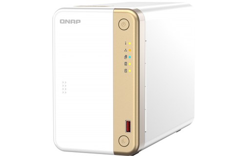 QNAP TS-262 NAS Tower Ethernet/LAN Or, Blanc N4505