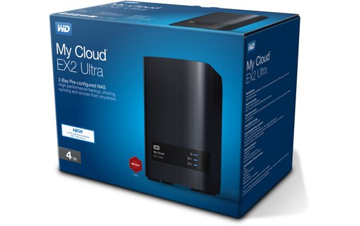 Western Digital My Cloud EX2 Ultra NAS Bureau Ethernet/LAN Noir Armada 385