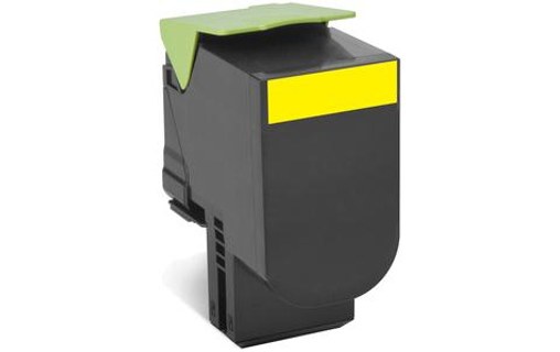 Lexmark 80C2HYE Cartouche de toner 1 pièce(s) Original Jaune