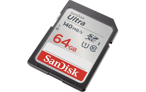 Carte SDXC SanDisk Ultra 64 Go, UHS-I