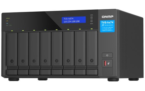 QNAP TVS-h874 NAS Tower Ethernet/LAN Noir i5-12400