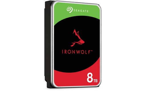 Seagate IronWolf 8 To - Disque dur 5400 tr/min pour NAS - ST8000VN002