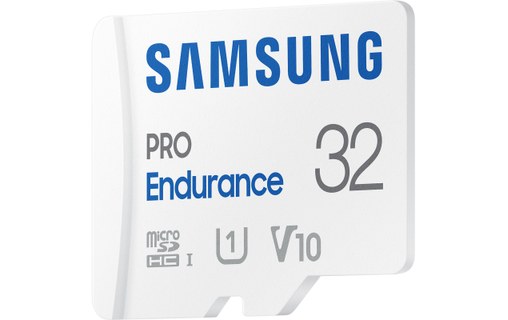 Carte microSDXC Samsung PRO Endurance 32 Go, UHS-I, V10