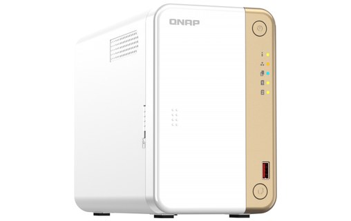 QNAP TS-262 NAS Tower Ethernet/LAN Or, Blanc N4505