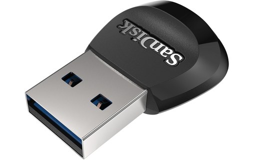 SanDisk MobileMate lecteur de carte mémoire USB 3.2 Gen 1 (3.1 Gen 1) Noir