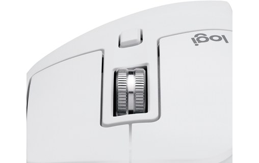 Souris sans fil pour Mac Logitech MX Master 3S - Blanche - Ergonomique
